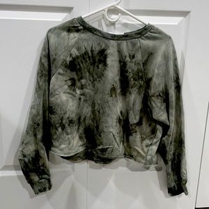 Olive +oak copped shirt